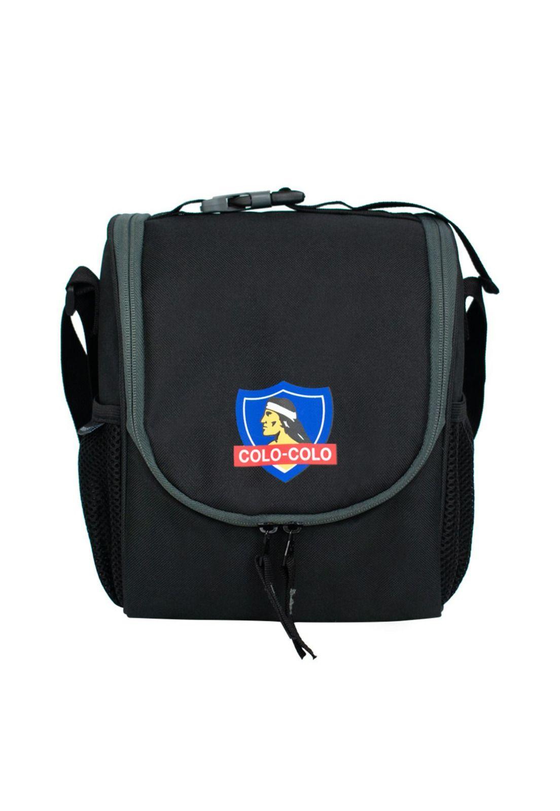Lonchera Escolar Colo Colo Moose Negro y Gris-0