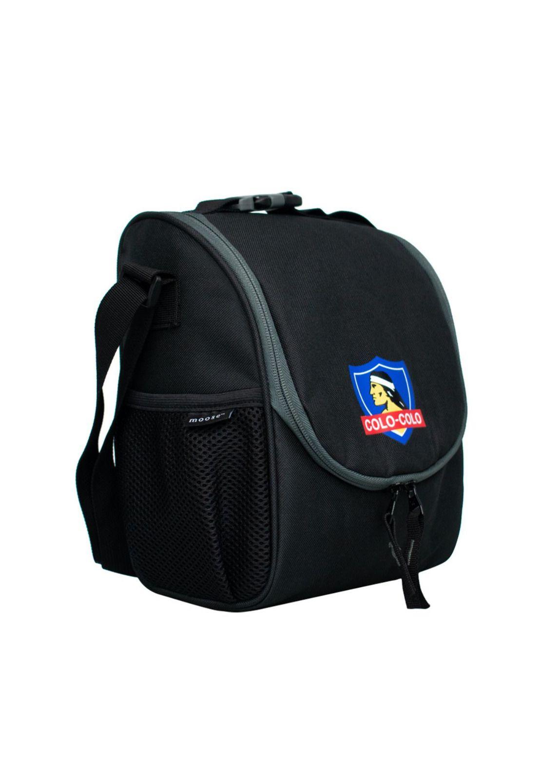 Lonchera Escolar Colo Colo Moose Negro y Gris-1