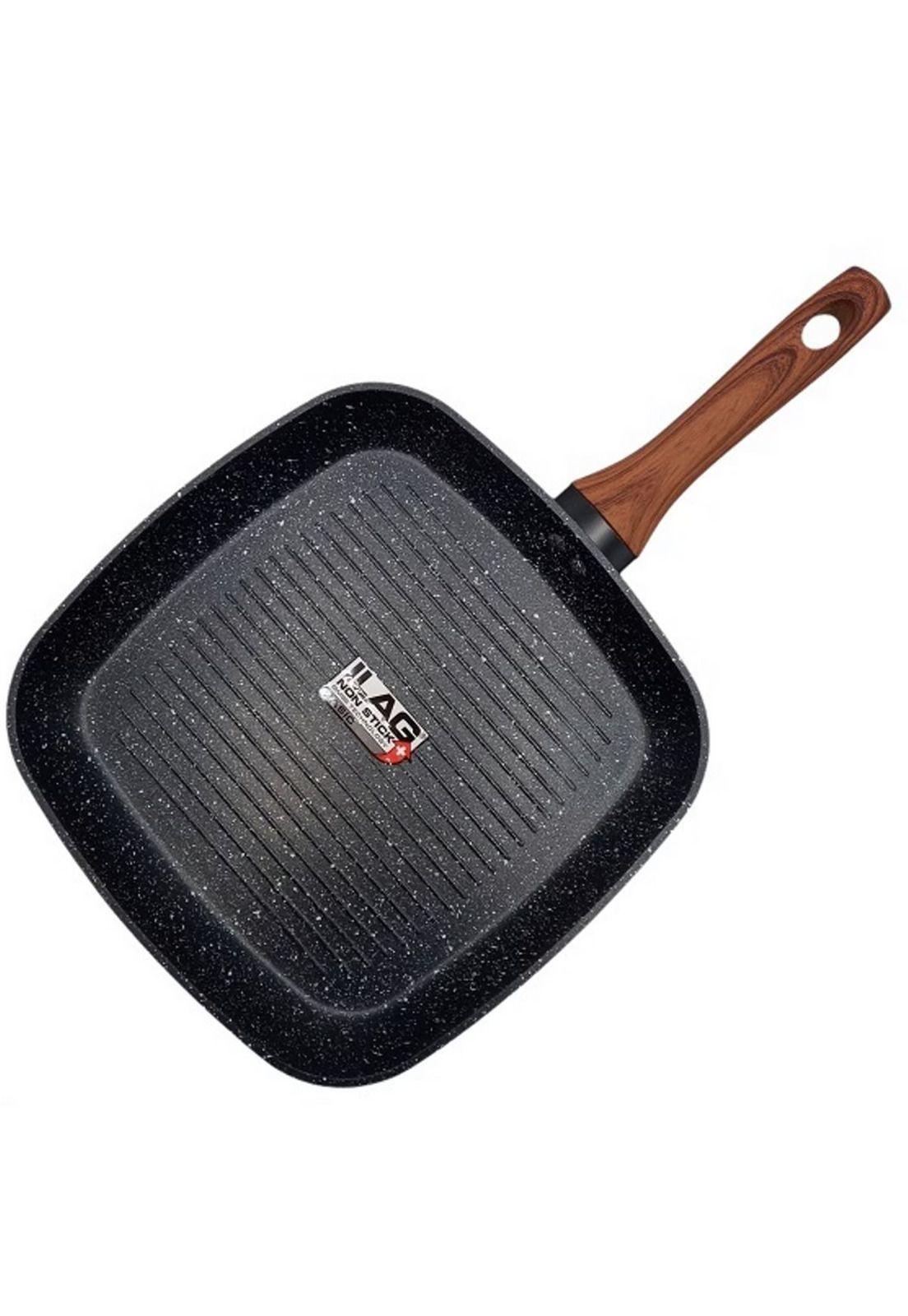 Sartén Grill Antiadherente Keep 28cm Granite Collection-1