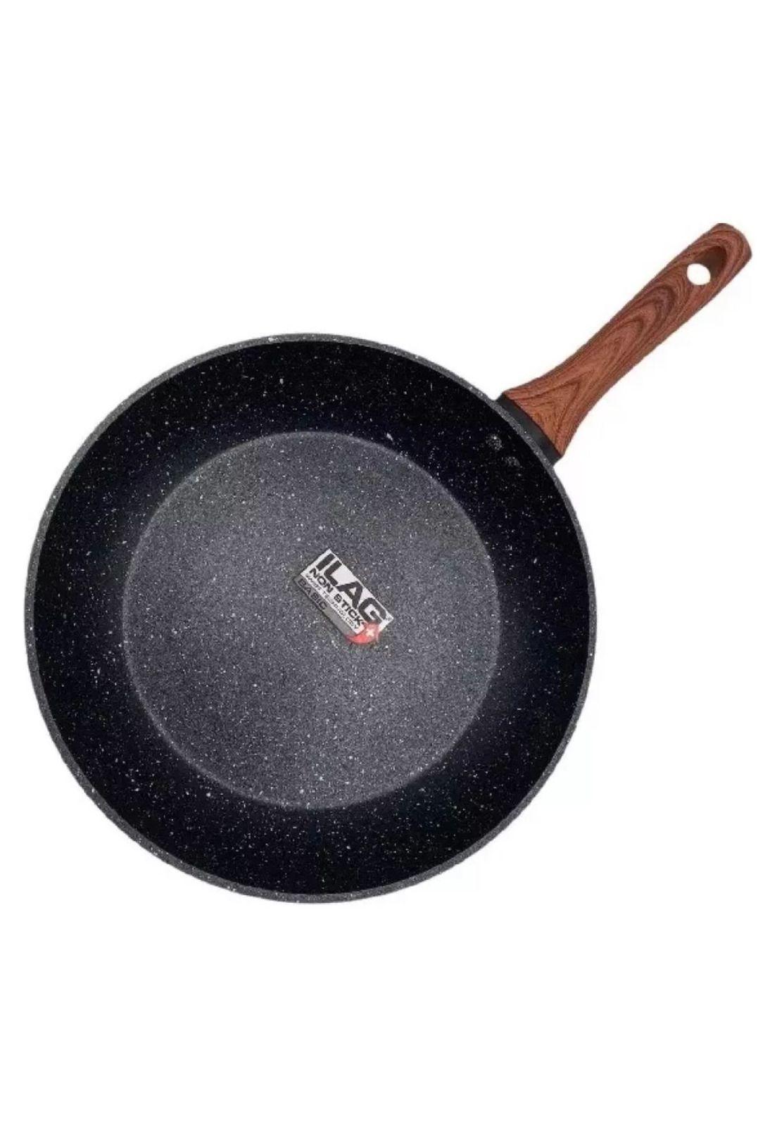 Sartén Wok Antiadherente Keep 28cm Granite Black Collection-0