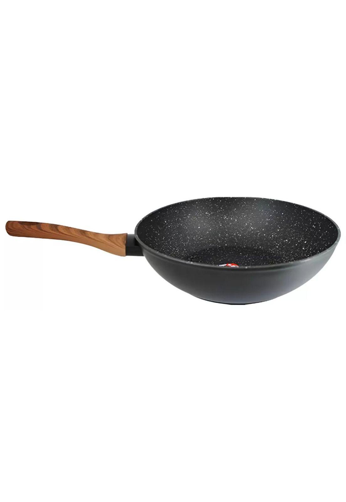 Sartén Wok Antiadherente Keep 28cm Granite Black Collection-3