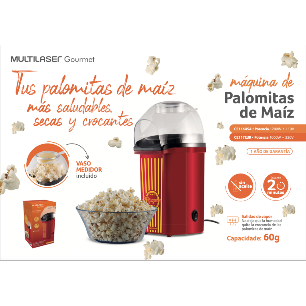 Maquina de Cabritas Multilaser  1000W CE117-2