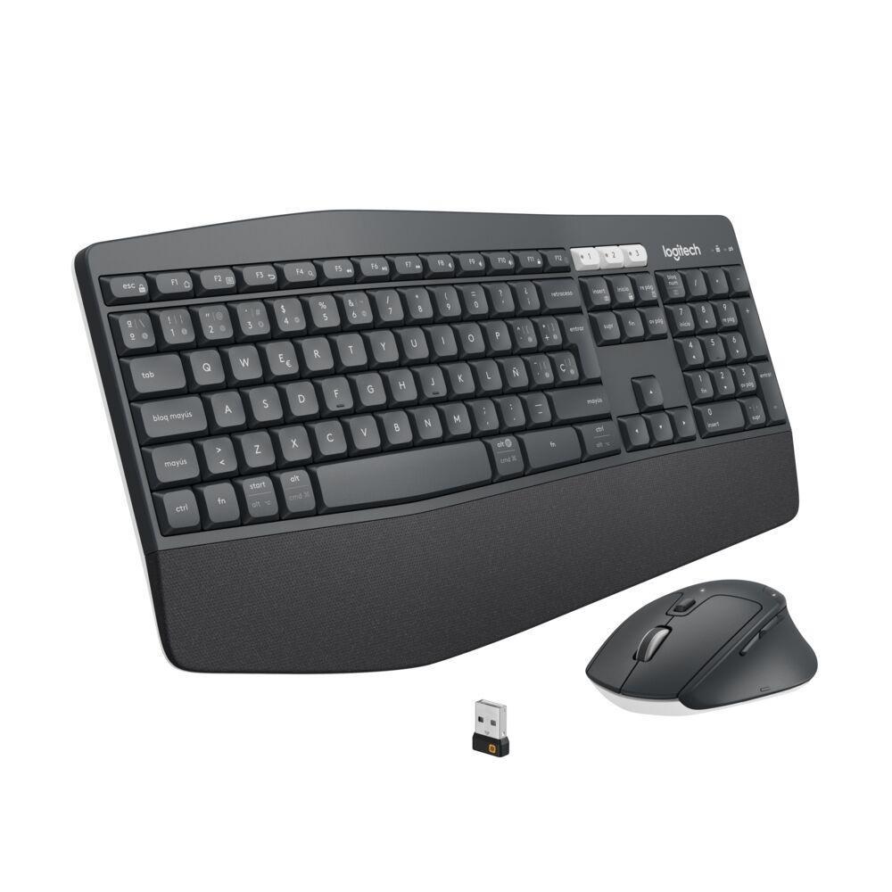 Kit Teclado y Mouse Inalam Logitech Performance MK850 Negro-0