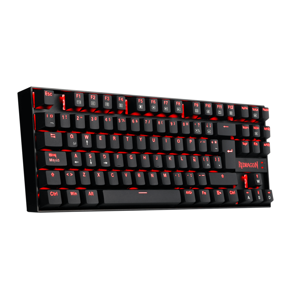 Teclado Gamer Redragon Kumara Negro Espanol-1