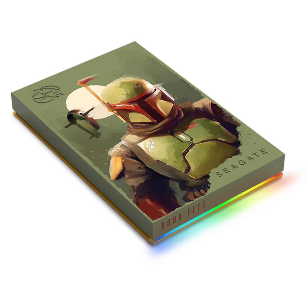 Disco Duro GAMER RGB Seagate FireCuda 2TB Boba Fett-1