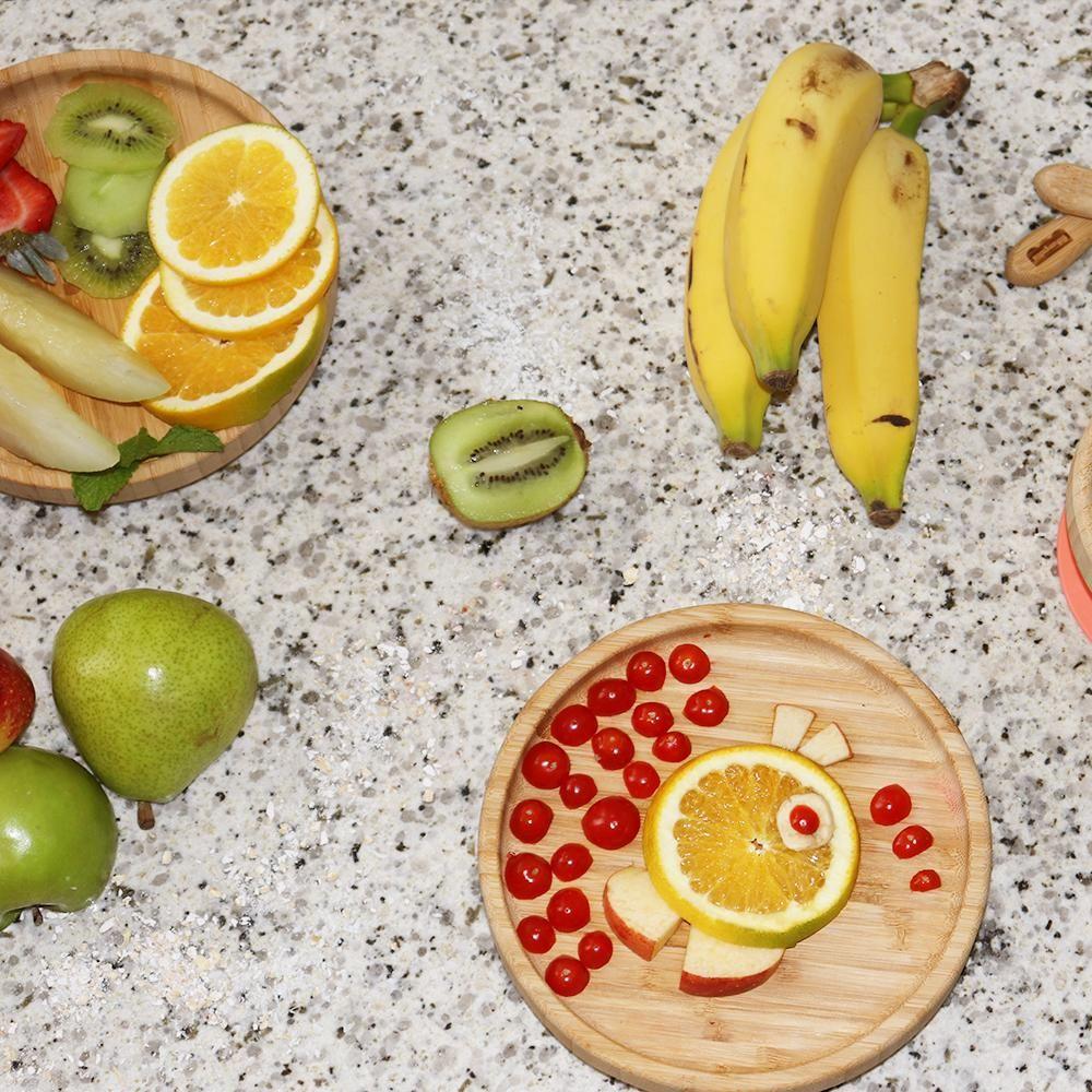 Plato Plano con Ventosa Fisher Price Bam N Boo Rosa BB1169-3