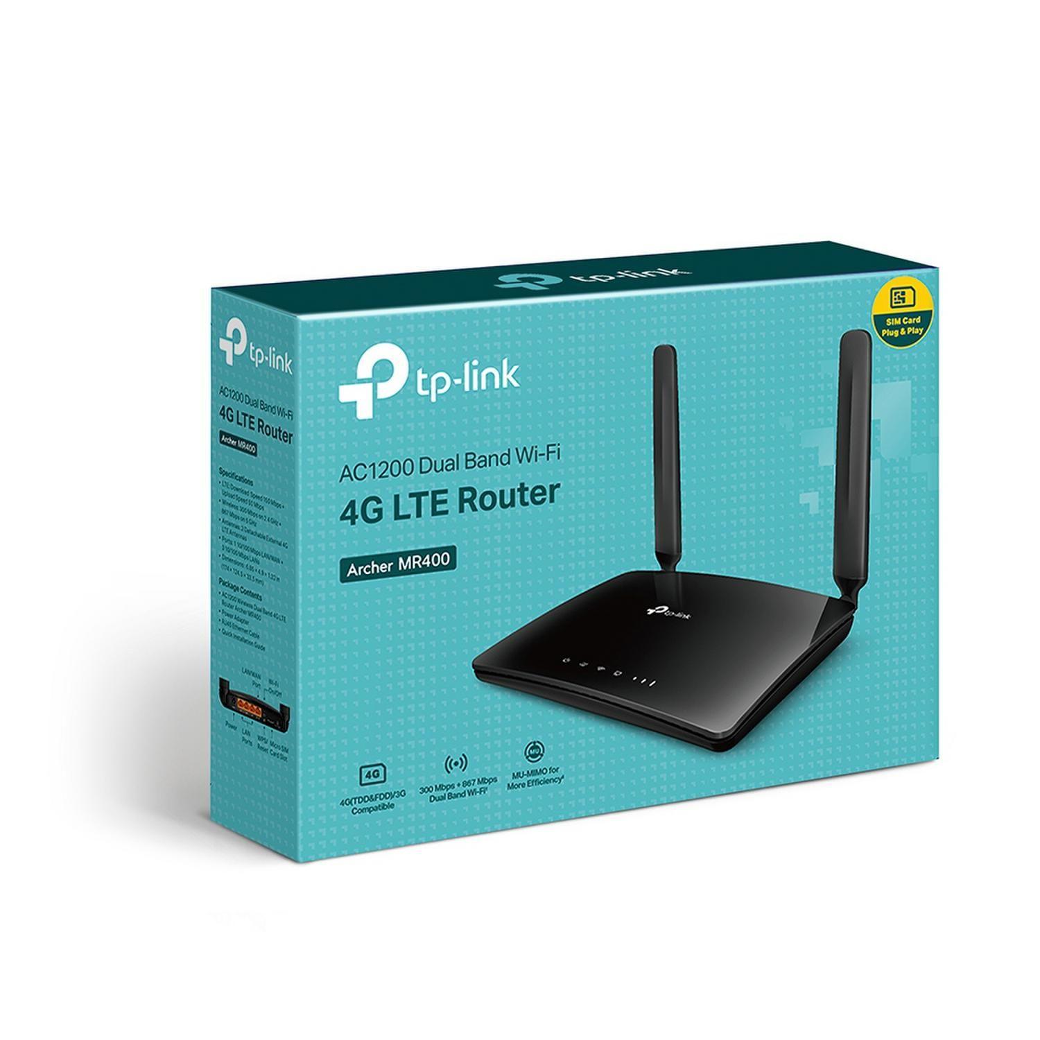 Router TP-Link 4G MR400 Dualband AC1200-4