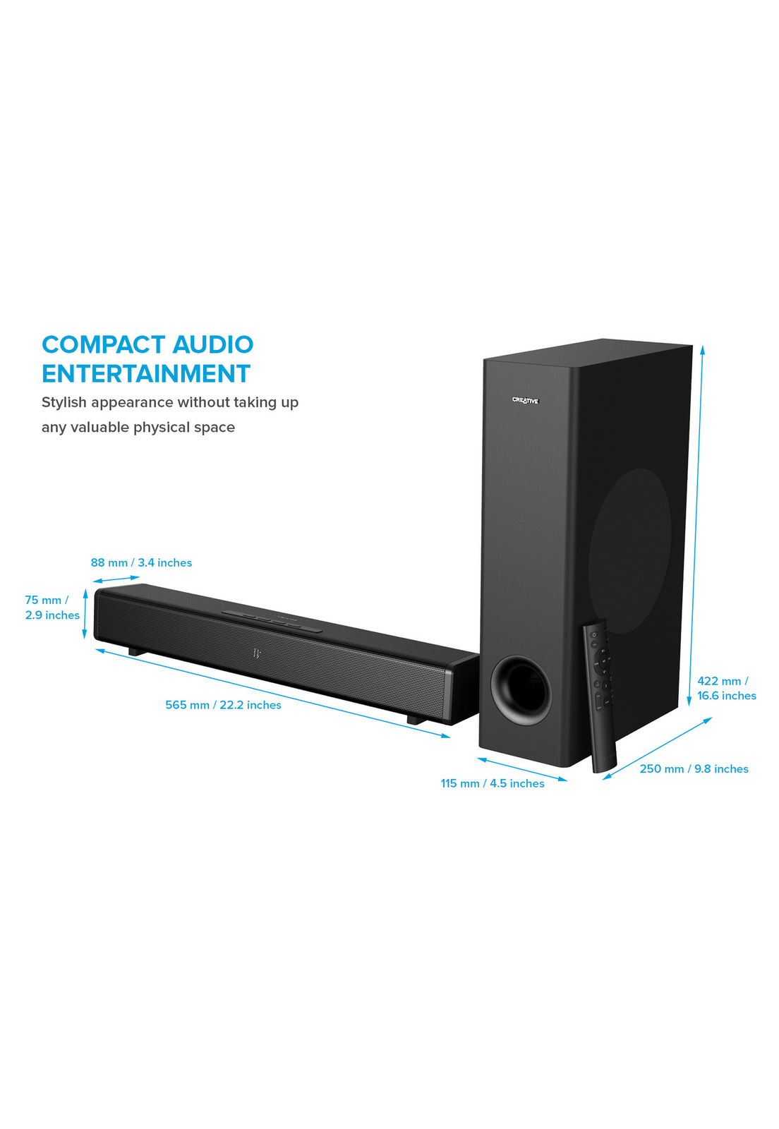 Barra de Sonido Creative Stage 360 SW Dolby Atmos-2