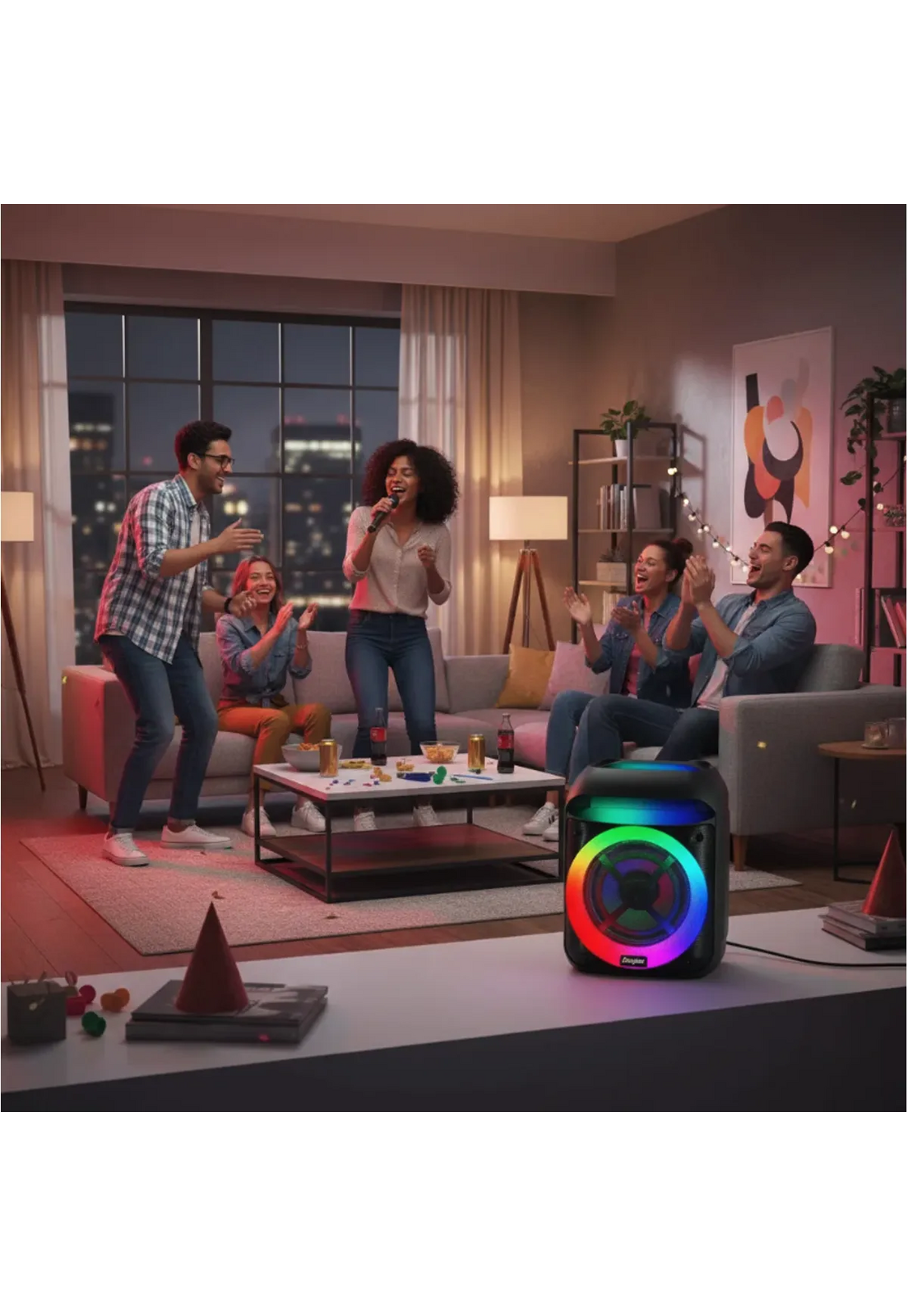 Parlante Karaoke Energizer Joy Box BTS438-6
