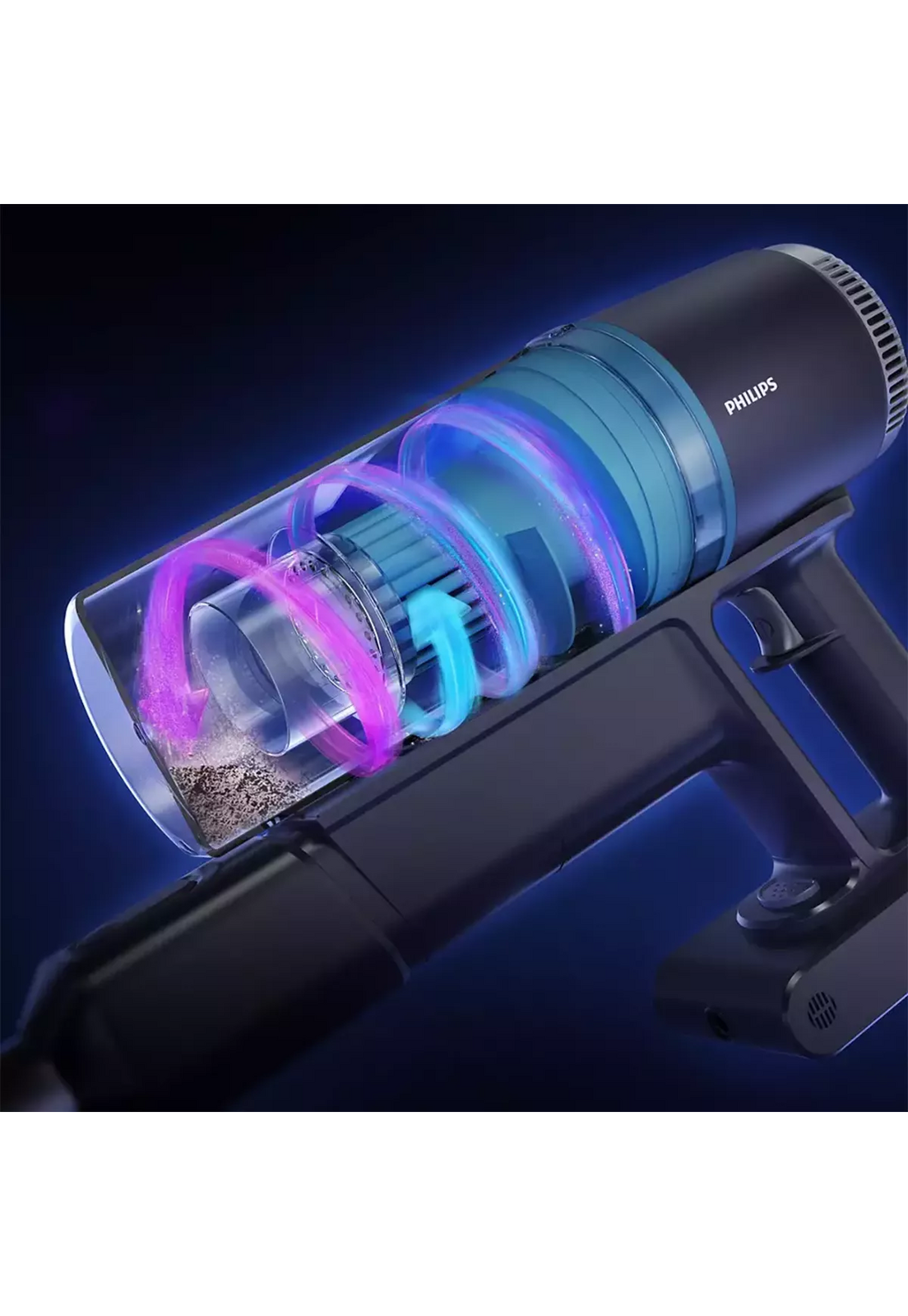 Aspiradora Vertical Philips XC3133 Inalámbrica Trapea Luz-8