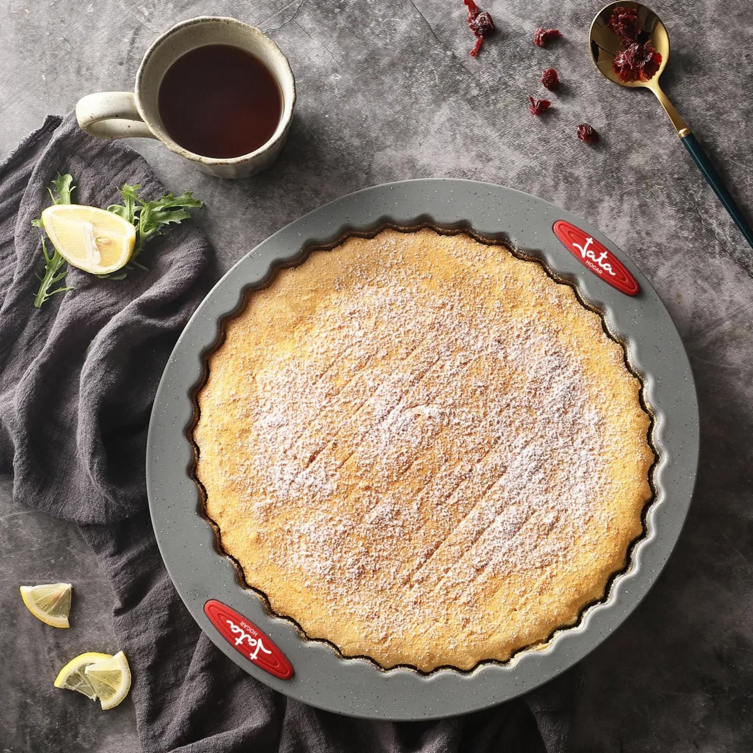 Molde de Cocina Silicona Platino Jata Tartas 26x3-3