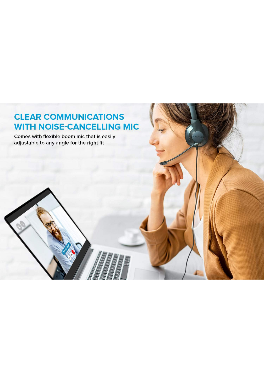 Audifono Videoconferencia Creative HS-720 V2 Canc Ruido USB-5