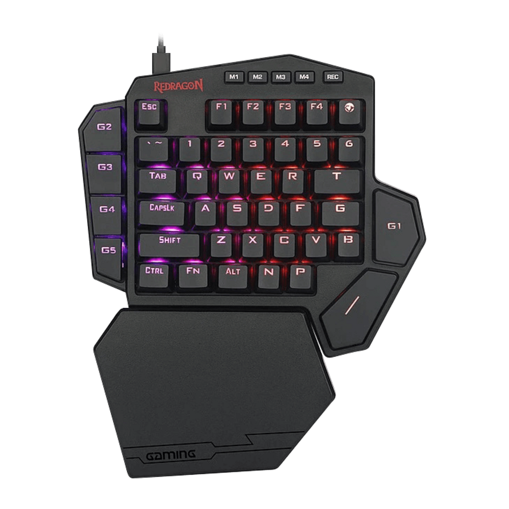 Teclado Gamer Redragon DITI una mano  K585 RGB-0