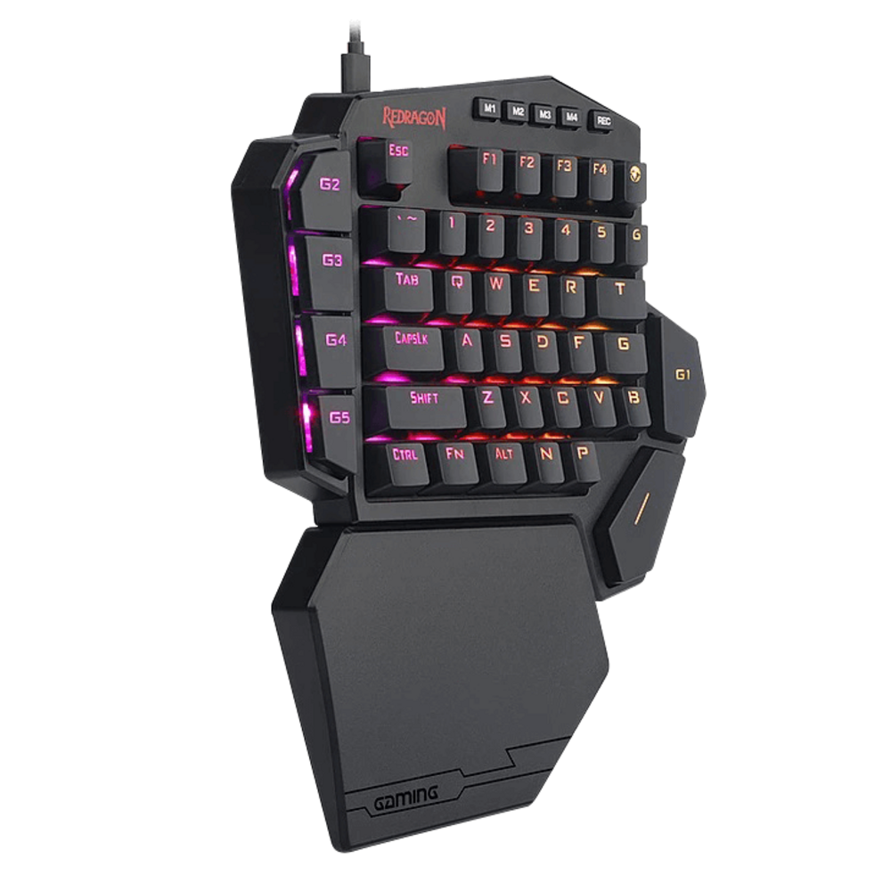 Teclado Gamer Redragon DITI una mano  K585 RGB-1