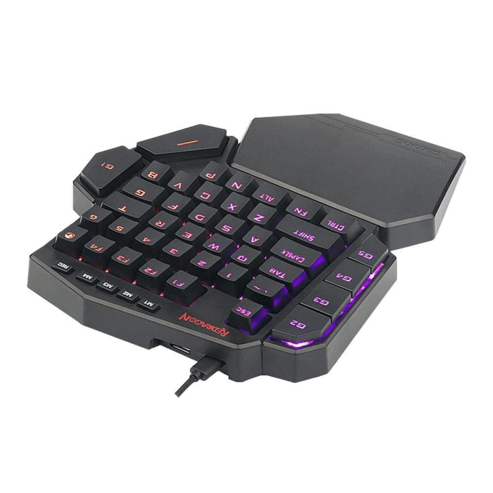 Teclado Gamer Redragon DITI una mano  K585 RGB-3