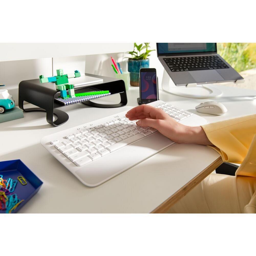 Teclado Logitech K650 Inalambrico Blanco Español-5