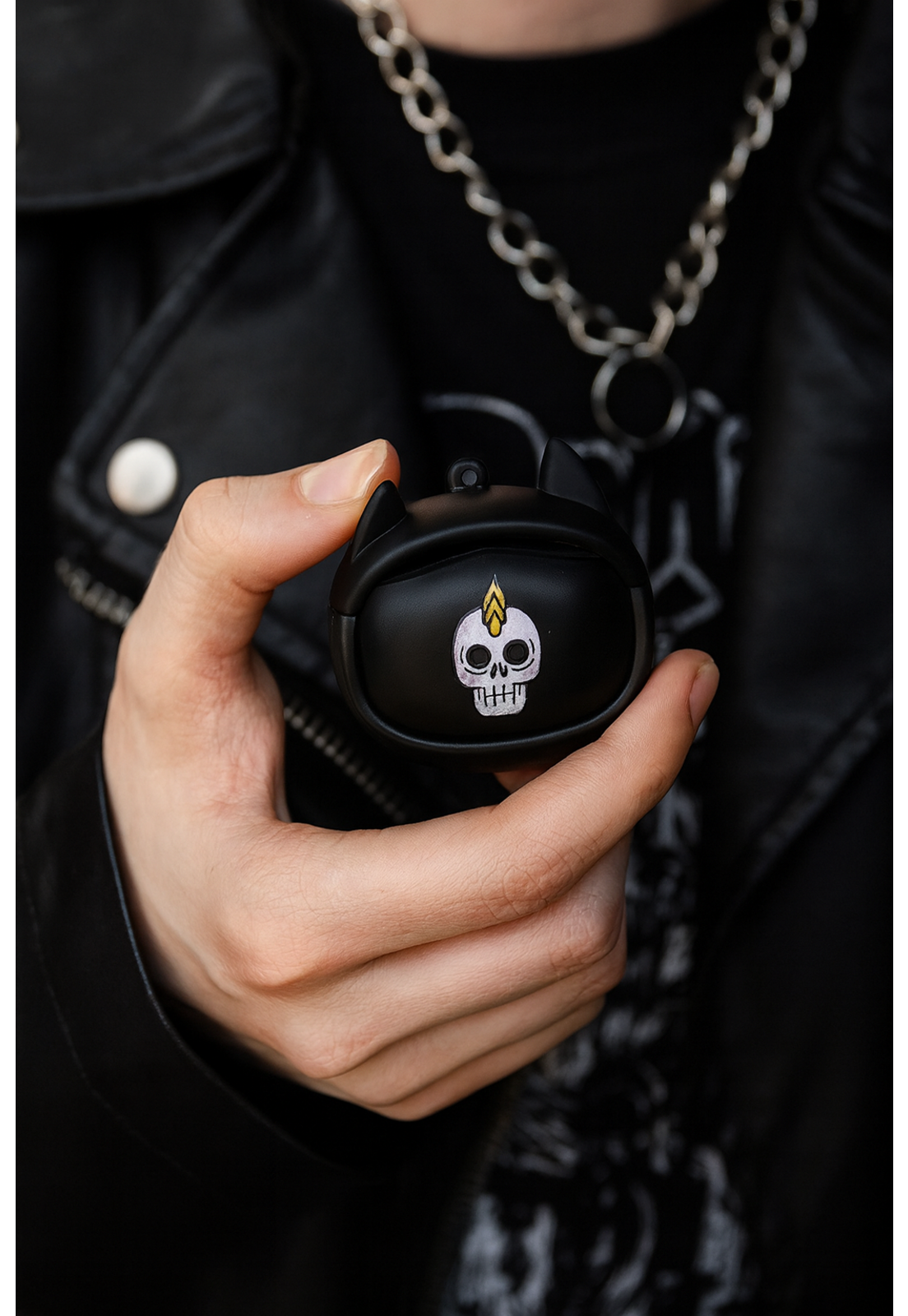 Audifonos Bluetooth In Ear Fiddler Skull Rolling Face-1