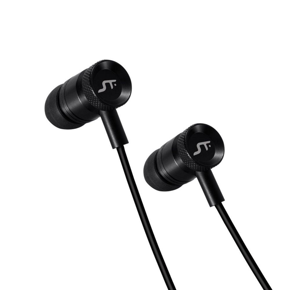 Audifonos STF Onix In-Ear con Mic Negro-0