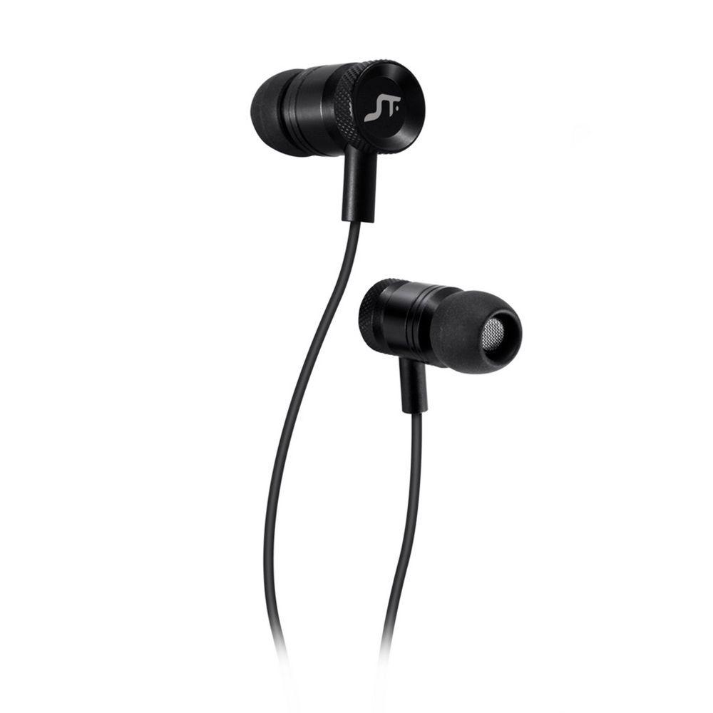 Audifonos STF Onix In-Ear con Mic Negro-1