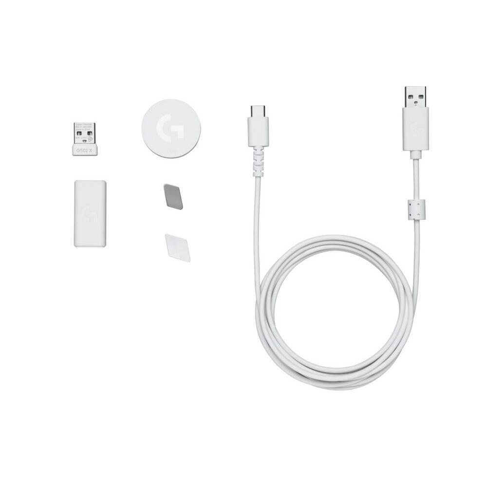 Mouse Gamer Logitech G502 X Plus Inalambrico Blanco-4