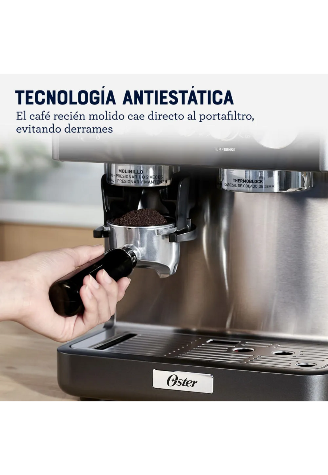 Cafetera Oster Nueva Perfect Brew con Molinillo 2208823-5