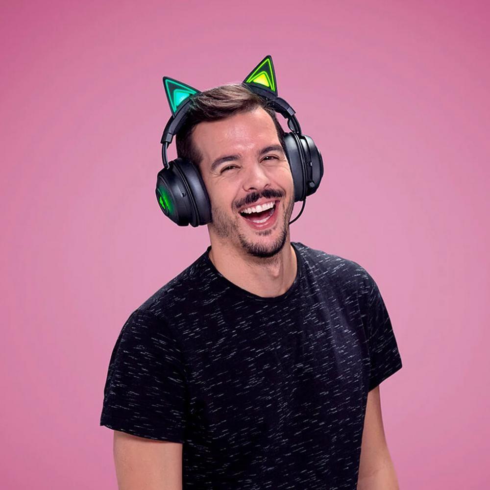Audifono Gamer Razer Kraken Kitty Chroma Negro-5