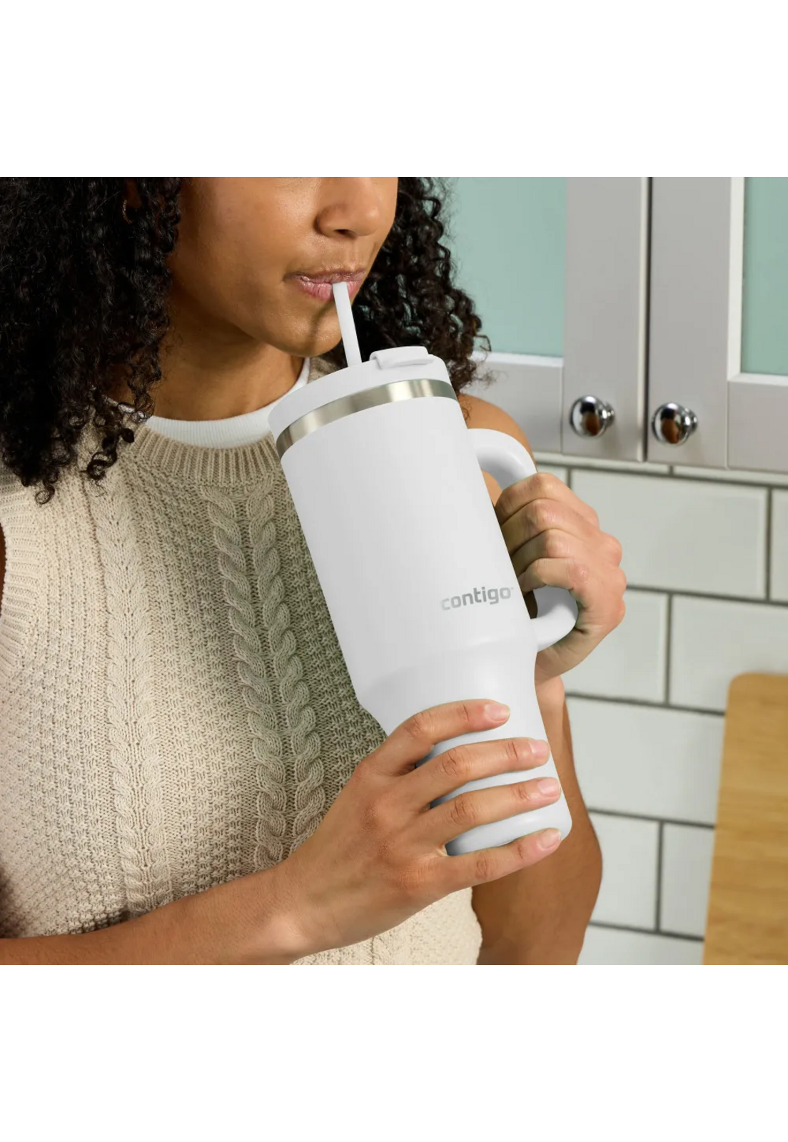 Vaso Tumbler Contigo Streeterville 1182 ml Frio Blanco-5