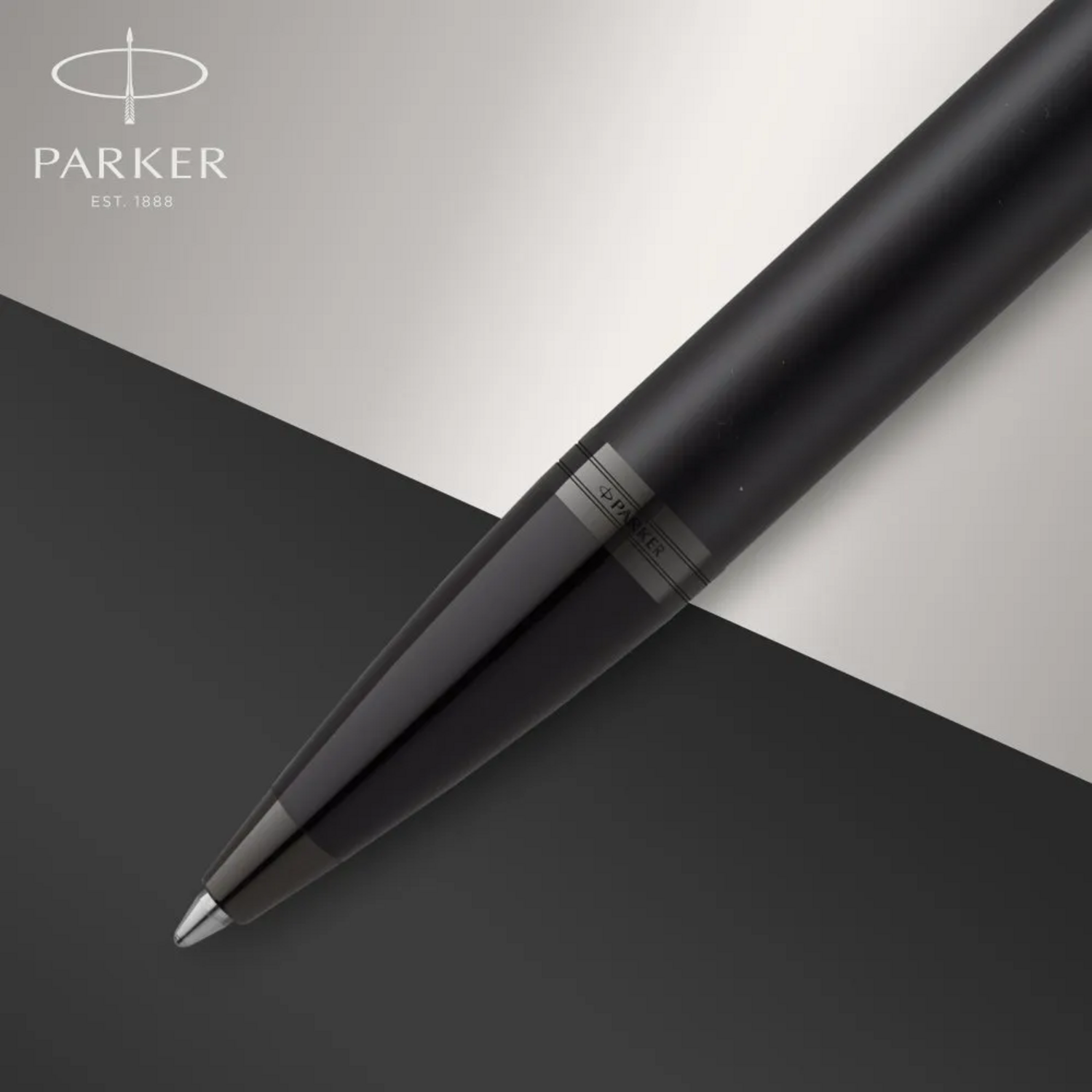Boligrafo Parker IM Achromatic Negro Mate Tinta Negra-1