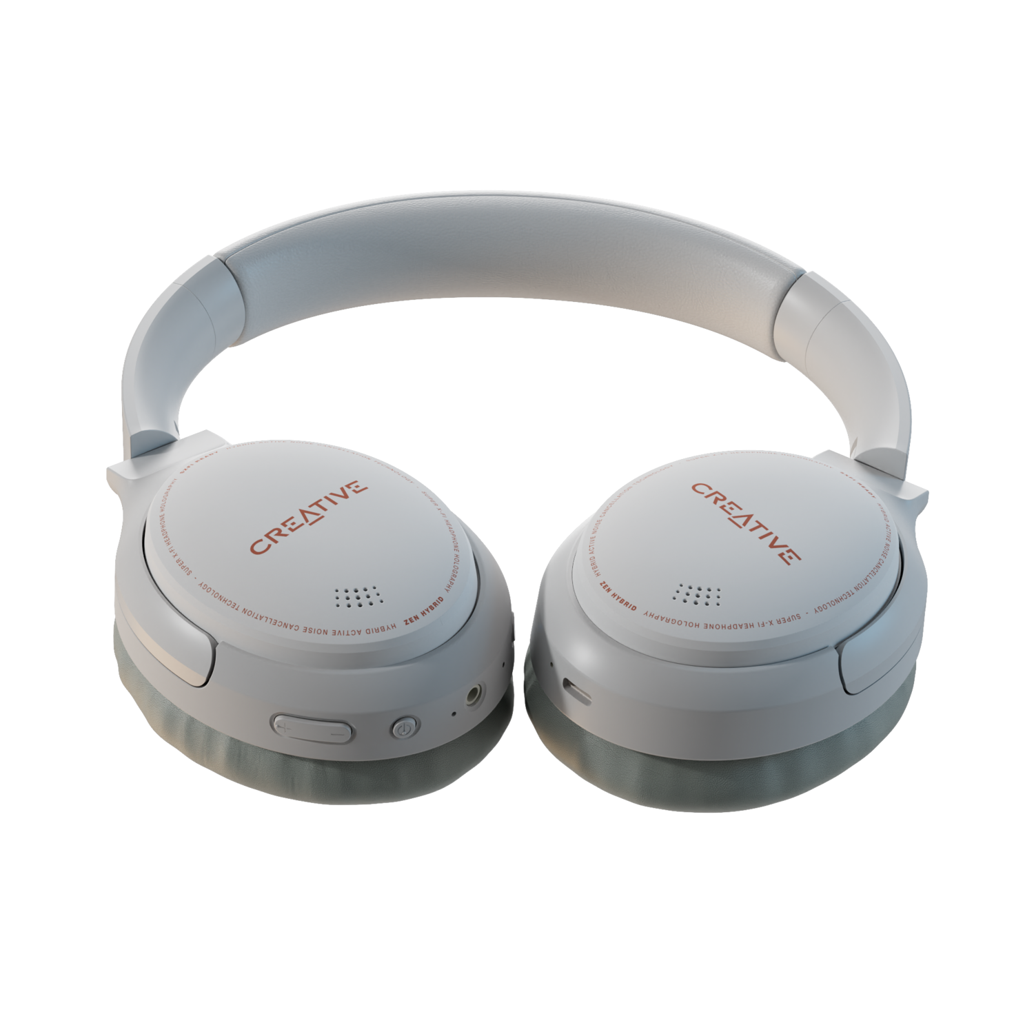 Audifono Inalambrico Creative Zen Hybrid ANC Blanco BT 5.0-2