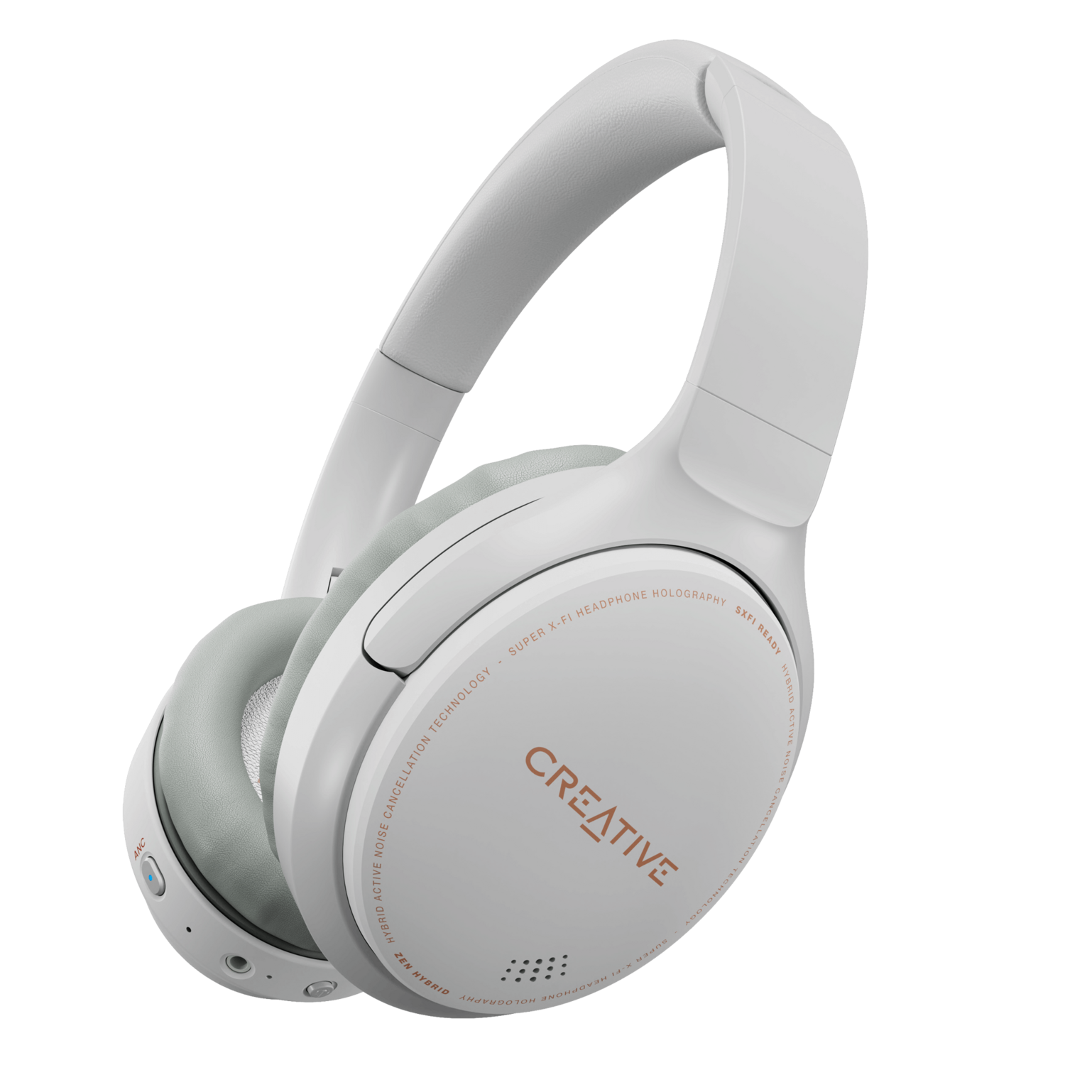 Audifono Inalambrico Creative Zen Hybrid ANC Blanco BT 5.0-4