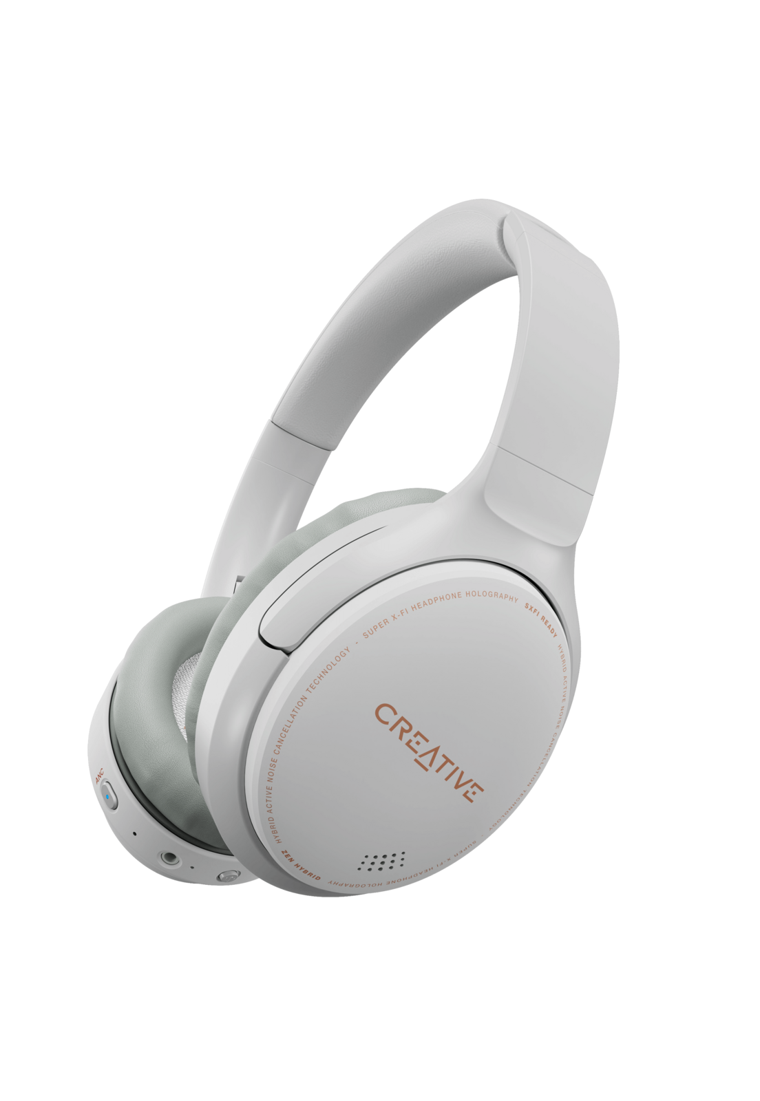 Audifono Inalambrico Creative Zen Hybrid ANC Blanco BT 5.0-0