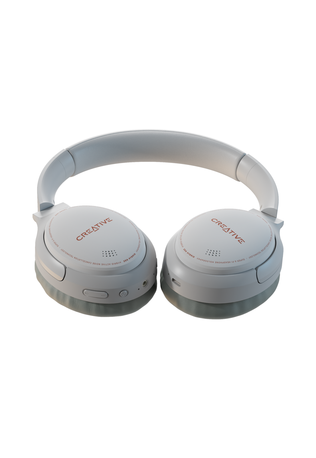 Audifono Inalambrico Creative Zen Hybrid ANC Blanco BT 5.0-1