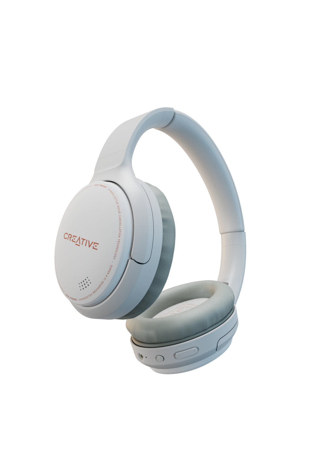 Audifono Inalambrico Creative Zen Hybrid ANC Blanco BT 5.0-4