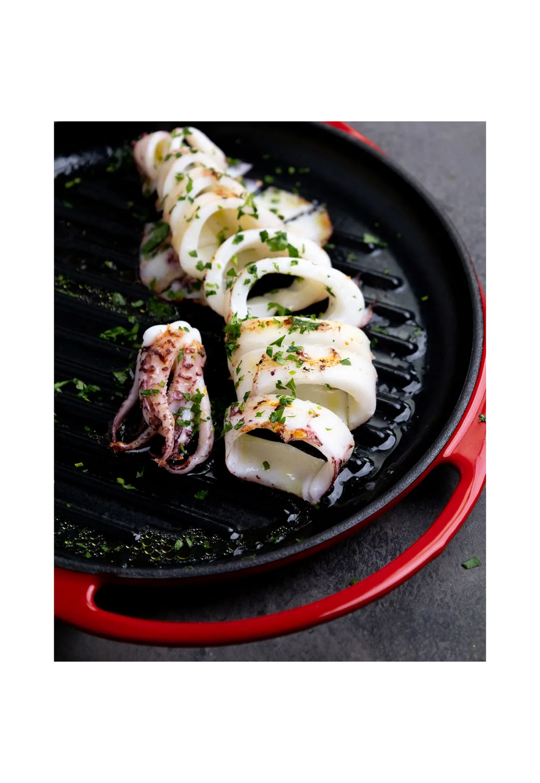 Parrilla Circular Grill Hierro Fundido Jata 25cm GR25 Roja-5