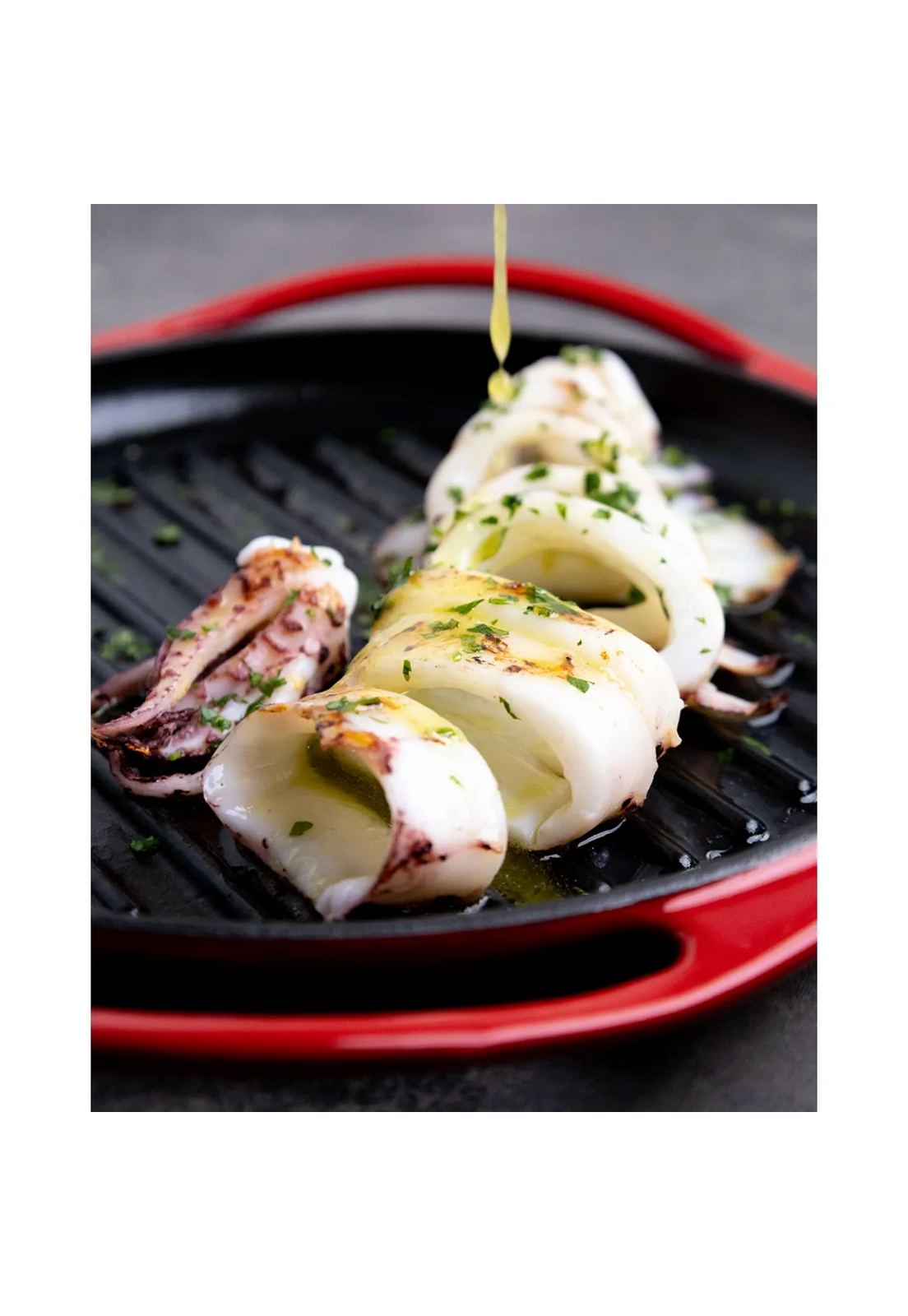 Parrilla Circular Grill Hierro Fundido Jata 25cm GR25 Roja-6