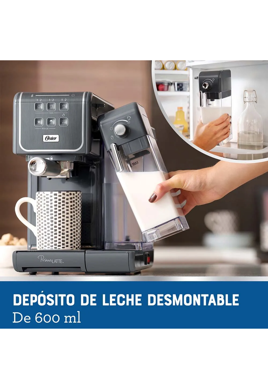 Cafetera Oster Primalatte Touch Espresso-7