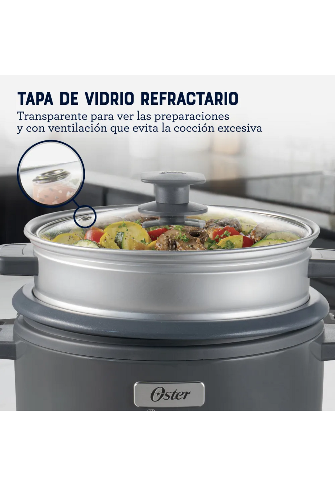 Arrocera Oster 10 Tazas Sofrito y Vaporera Mod 2212407-9