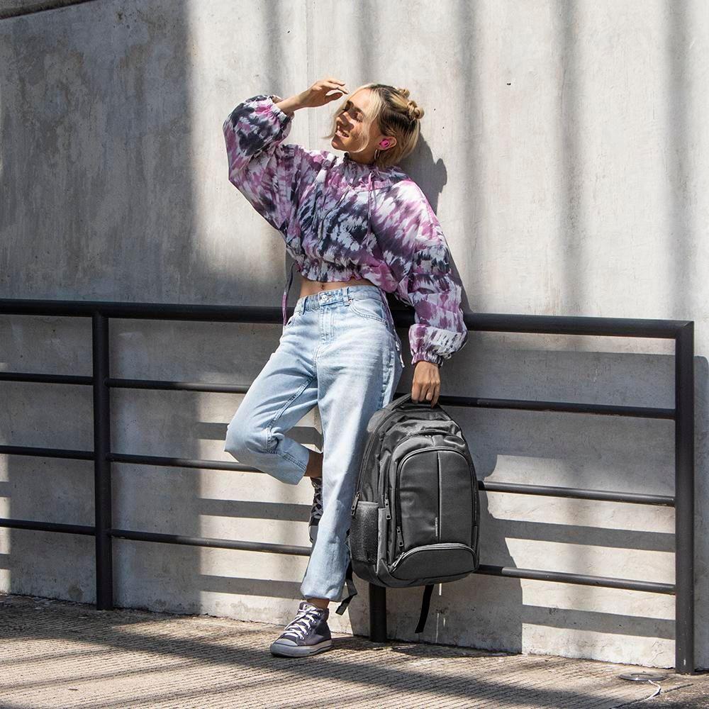 Mochila Notebook Coolcapital 15,6 Bast Gris B93416-4