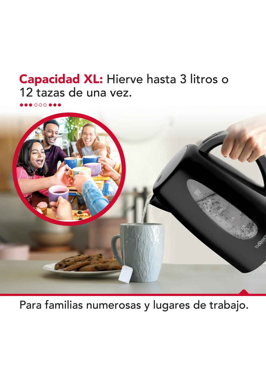 Hervidor Thorben Thor Magnum 3000 3L Base 360 Familiar-2