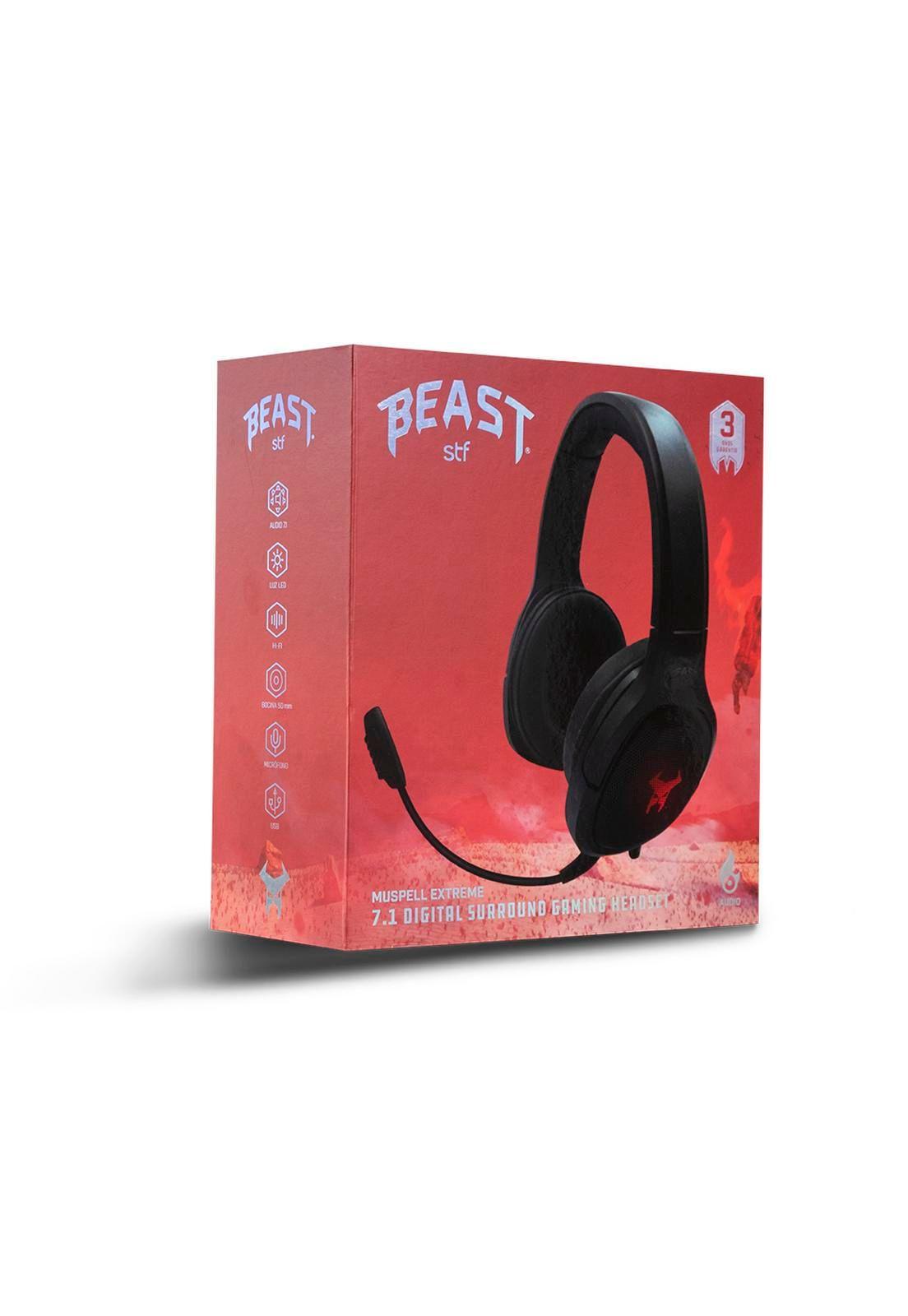 Audifono Gamer STF Muspell Extreme 7.1 Negro-6