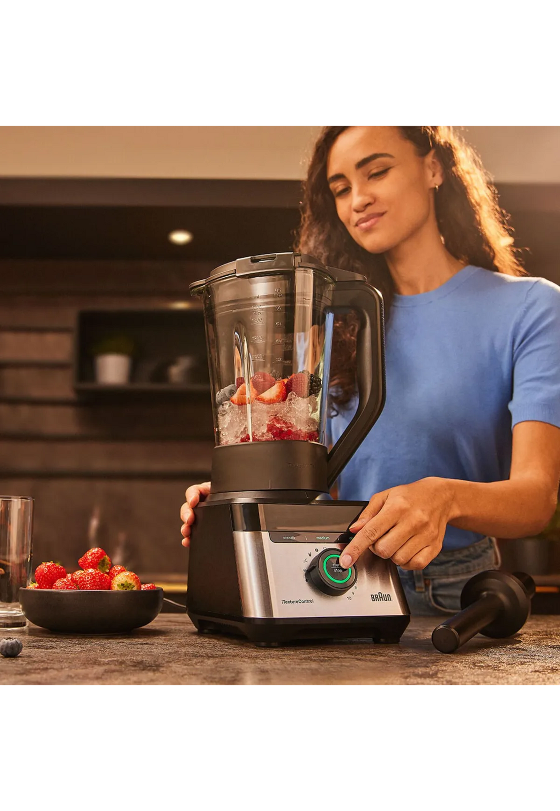 Licuadora Braun PowerBlend 7 1400W Jarra 2L Hielo 10 Veloc-2