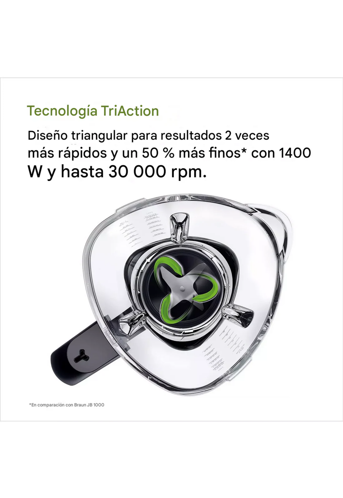 Licuadora Braun PowerBlend 7 1400W Jarra 2L Hielo 10 Veloc-5