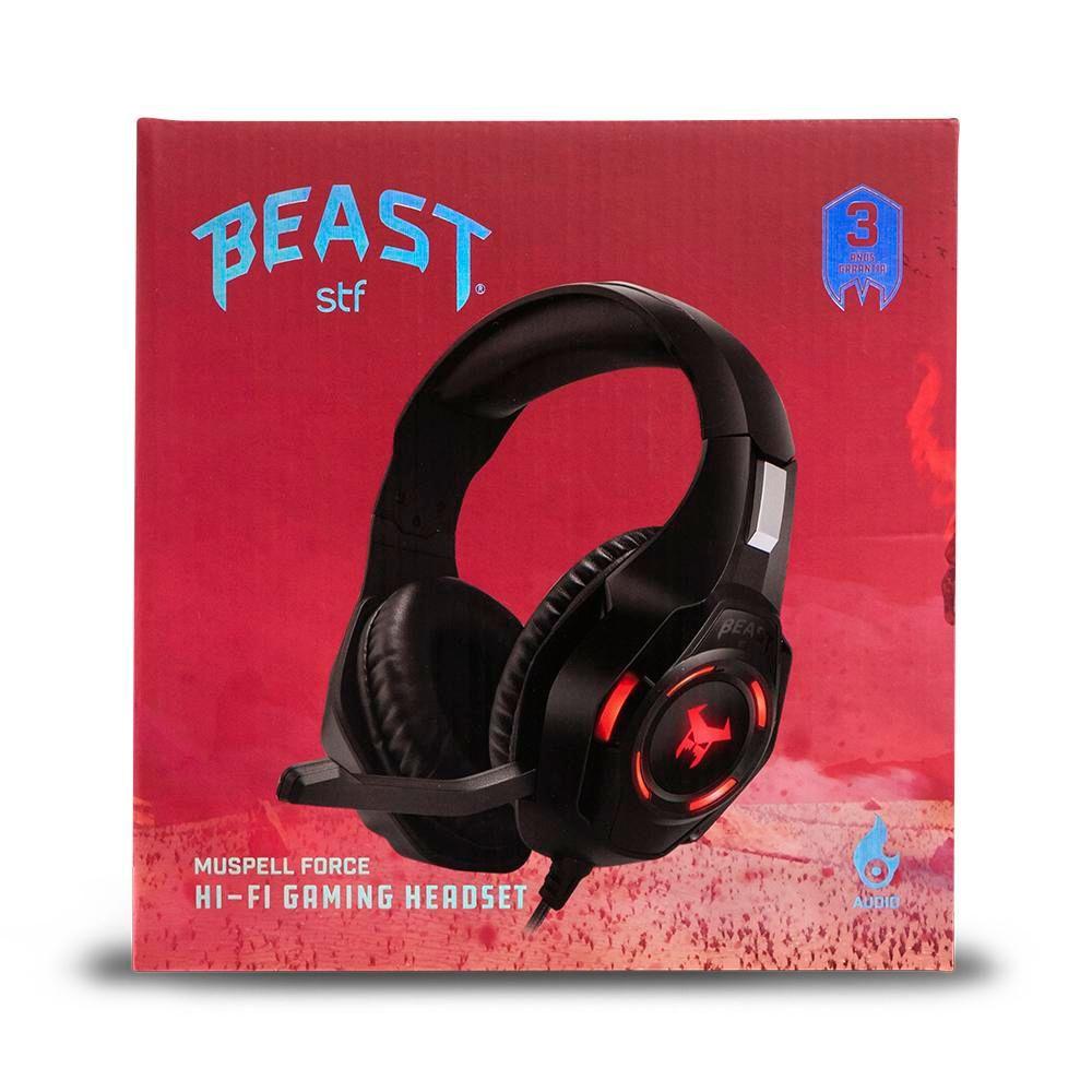 Audifono Gamer STF Muspell Force Led Negro-8