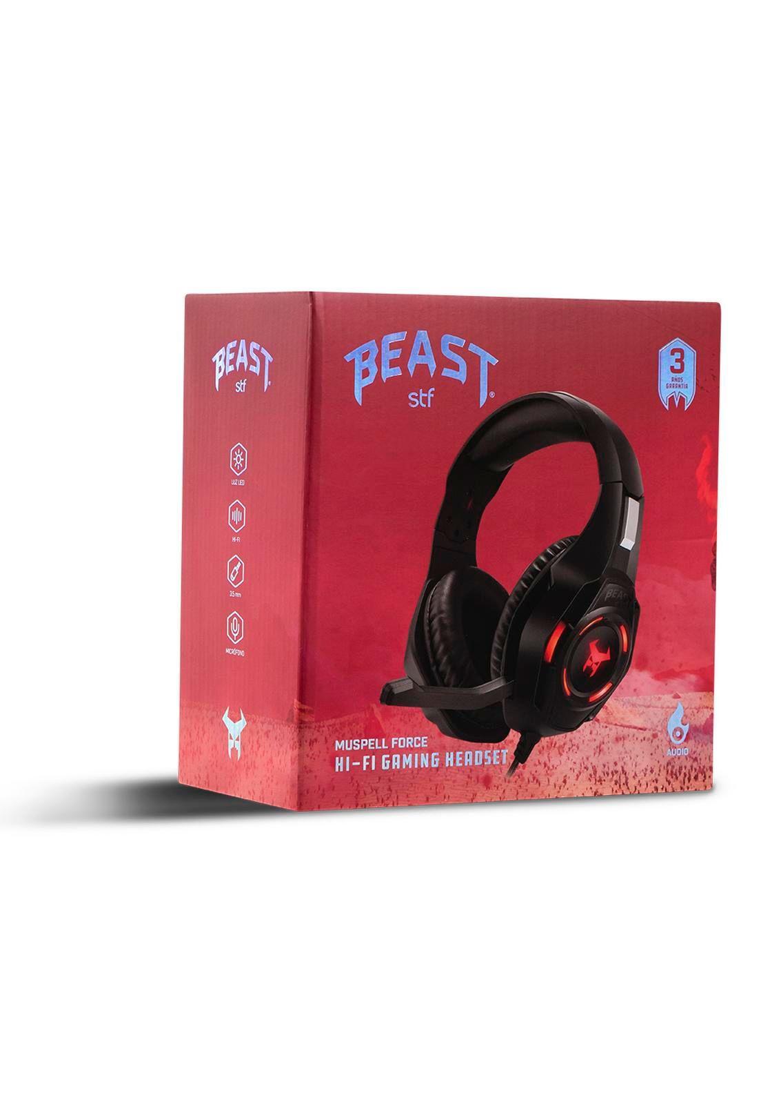 Audifono Gamer STF Muspell Force Led Negro-7