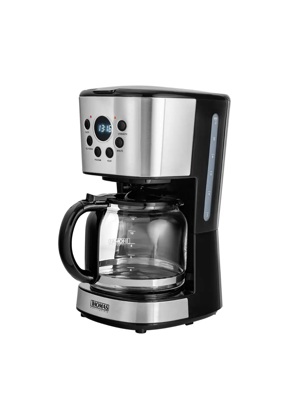 Cafetera Thomas TH-141Di 12 Tazas Programable Mantiene Calor-2