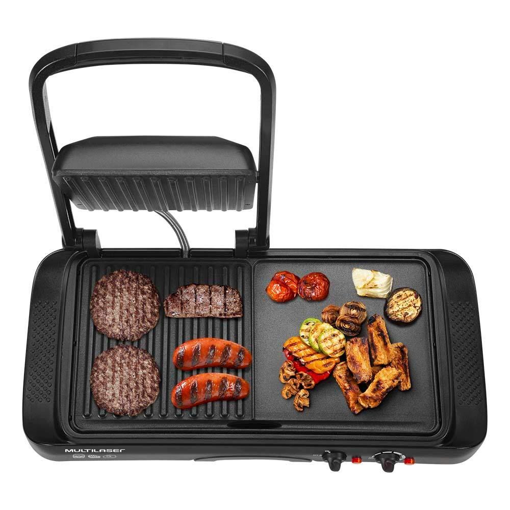 Parrilla Electrica 2 en 1 Multilaser 2000W CE107-1