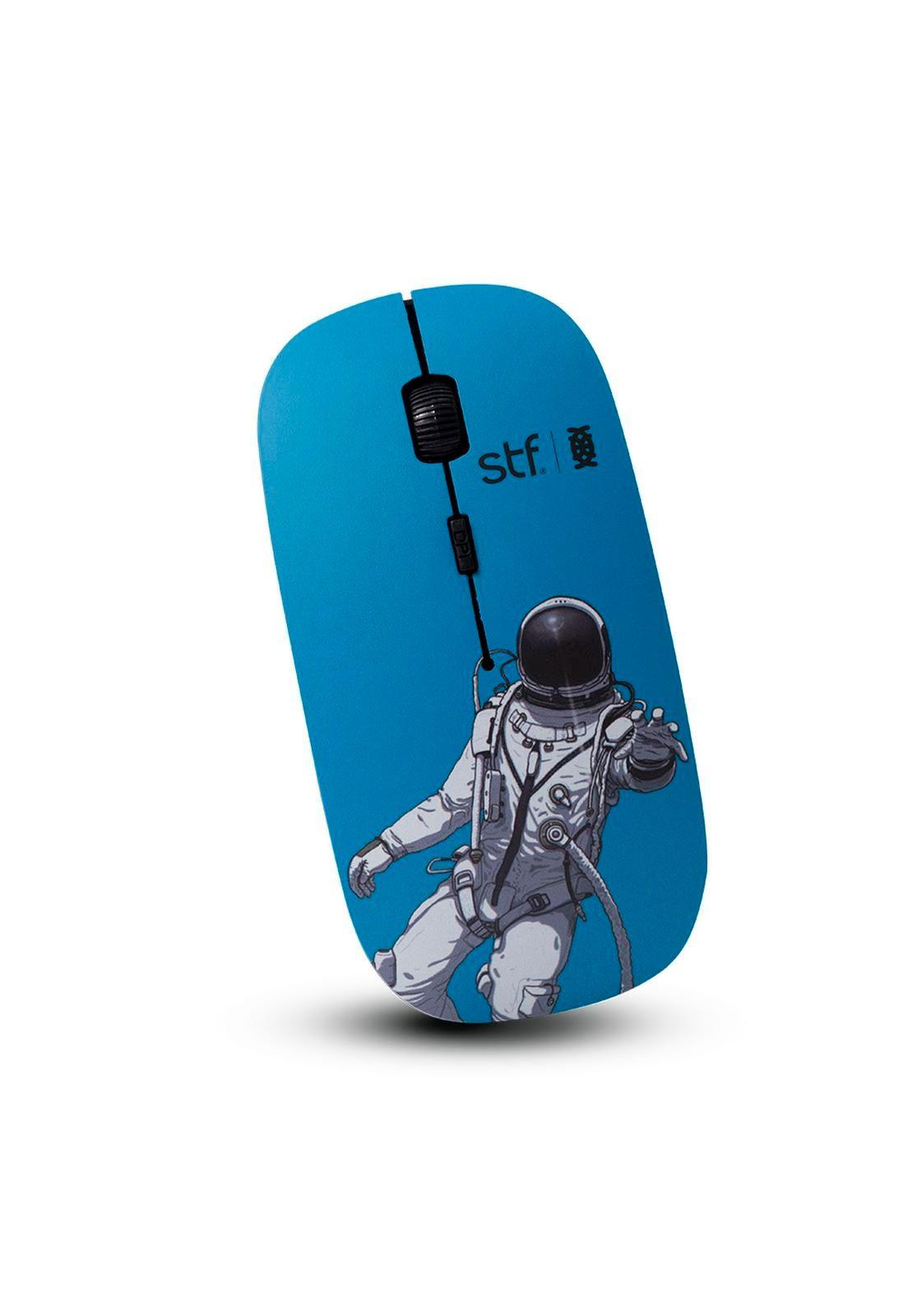Pack 3 En 1 STF  Mouse Audifono Mouse Pad Astronauta-2