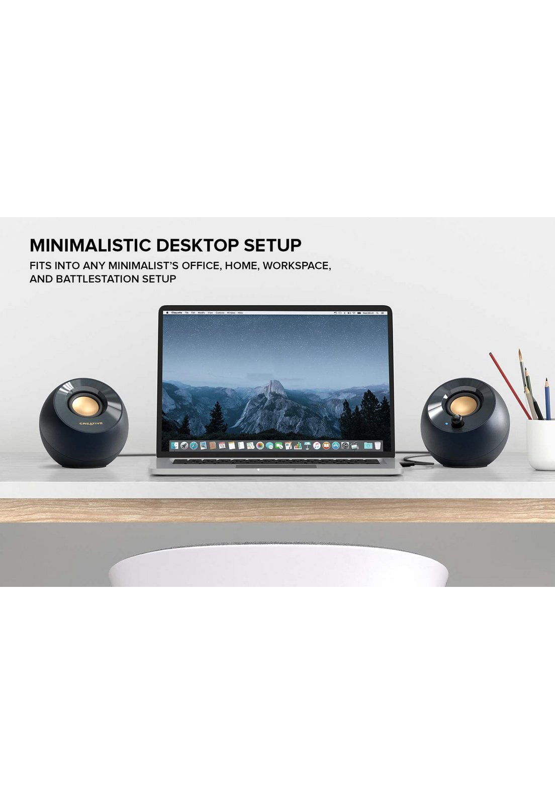 Parlantes Altavoces Creative Pebble V2 8W Negro-5