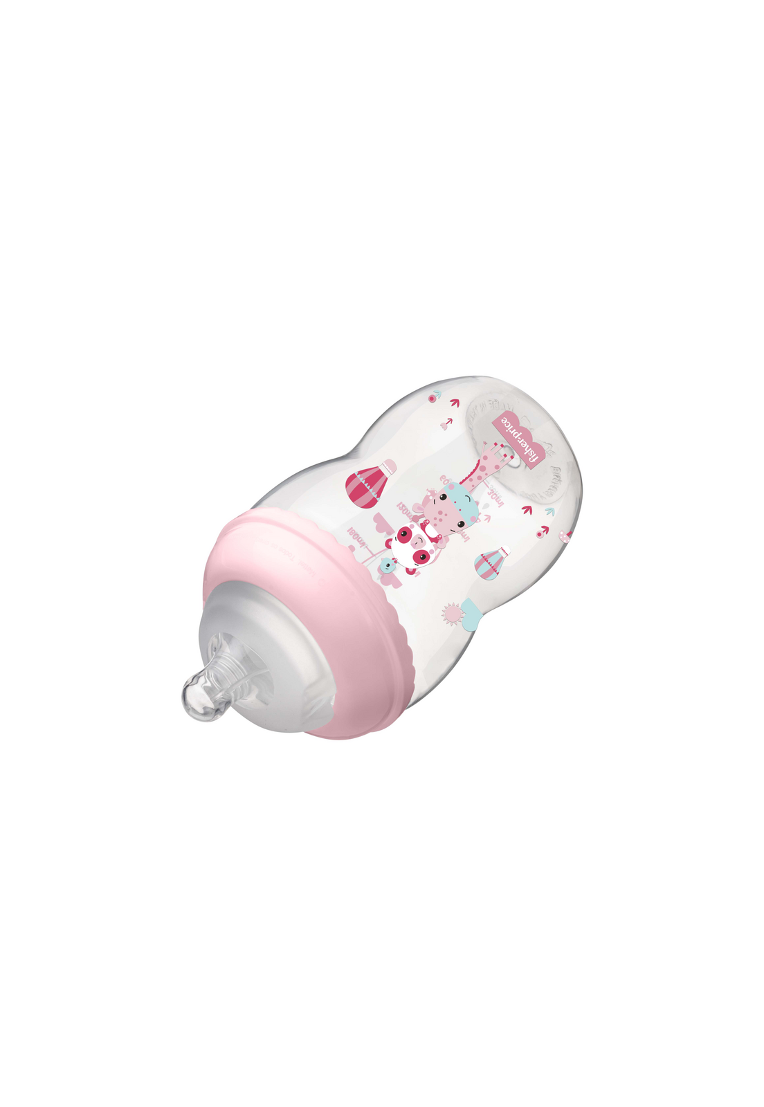 Mamadera  Fisher Price First Moments Boca Ancha 270 ml Rosa-2