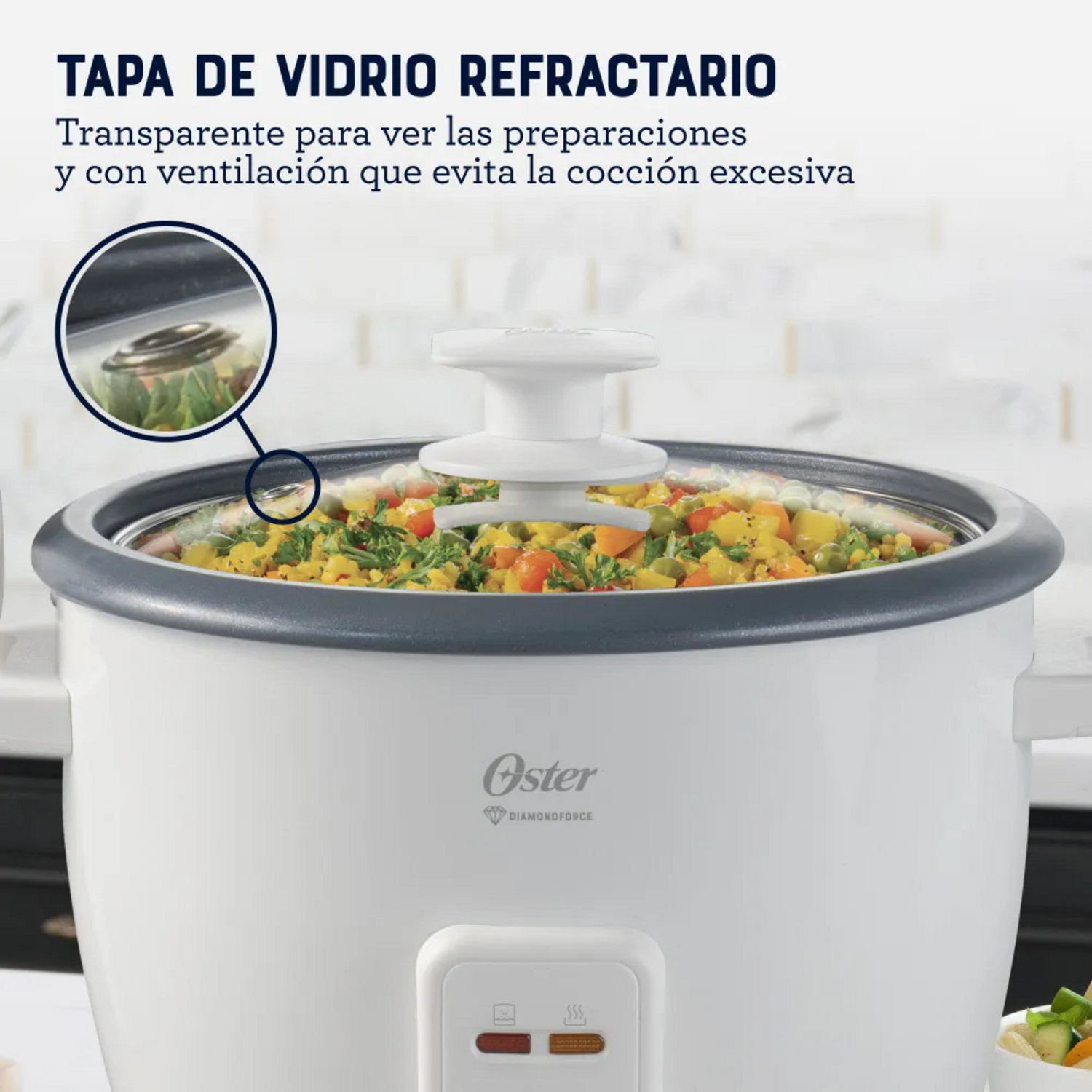 Arrocera Oster 7 Tazas Mantiene Calor Modelo 2212405-6